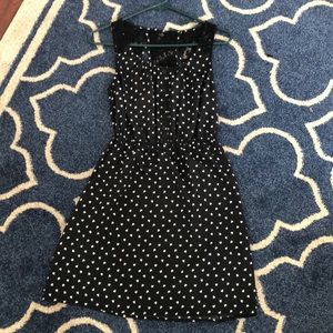 Heart dress with lace black